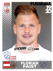 Sticker Florian Faist - Österreichische Fußball Bundesliga 2019-2020 - Panini