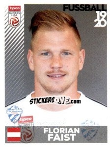 Cromo Florian Faist - Österreichische Fußball Bundesliga 2019-2020 n. 283 - Panini