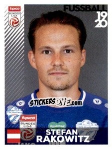 Figurina Stefan Rakowitz - Österreichische Fußball Bundesliga 2019-2020 n. 296 - Panini