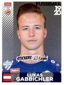 Cromo Lukas Gabbichler - Österreichische Fußball Bundesliga 2019-2020 - Panini