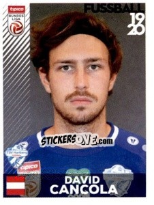 Sticker David Cancola - Österreichische Fußball Bundesliga 2019-2020 n. 298 - Panini