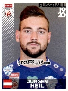 Cromo Jürgen Heil - Österreichische Fußball Bundesliga 2019-2020 n. 300 - Panini
