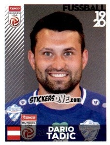 Figurina Dario Tadic - Österreichische Fußball Bundesliga 2019-2020 n. 302 - Panini