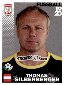 Figurina Thomas Silberberger - Österreichische Fußball Bundesliga 2019-2020 n. 308 - Panini