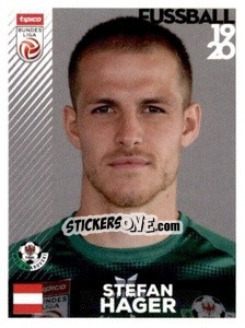 Sticker Stefan Hager - Österreichische Fußball Bundesliga 2019-2020 - Panini