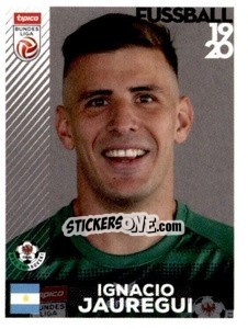 Cromo Ignacio Jauregui - Österreichische Fußball Bundesliga 2019-2020 n. 318 - Panini