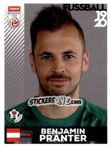 Figurina Benjamin Pranter - Österreichische Fußball Bundesliga 2019-2020 - Panini