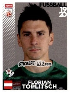 Sticker Florian Toplitsch - Österreichische Fußball Bundesliga 2019-2020 - Panini