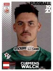 Sticker Clemens Walch - Österreichische Fußball Bundesliga 2019-2020 - Panini