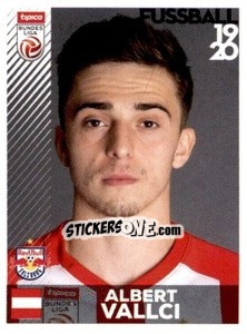 Sticker Albert Vallci - Österreichische Fußball Bundesliga 2019-2020 n. 14 - Panini