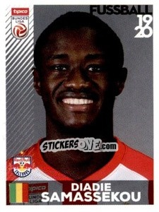 Sticker Diadie Samassekou - Österreichische Fußball Bundesliga 2019-2020 n. 21 - Panini