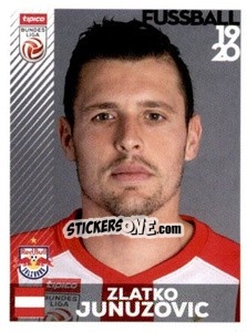 Sticker Zlatko Junuzovic - Österreichische Fußball Bundesliga 2019-2020 - Panini