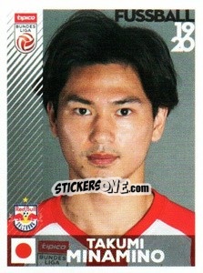 Cromo Takumi Minamino - Österreichische Fußball Bundesliga 2019-2020 - Panini