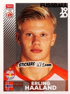 Sticker Erling Haaland - Österreichische Fußball Bundesliga 2019-2020 - Panini