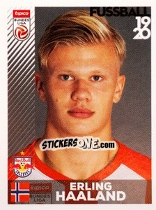 Sticker Erling Haaland - Österreichische Fußball Bundesliga 2019-2020 n. 32 - Panini