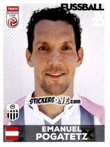 Sticker Emanuel Pogatetz - Österreichische Fußball Bundesliga 2019-2020 n. 40 - Panini