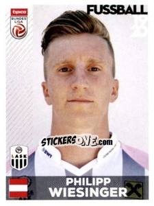 Sticker Philipp Wiesinger - Österreichische Fußball Bundesliga 2019-2020 - Panini