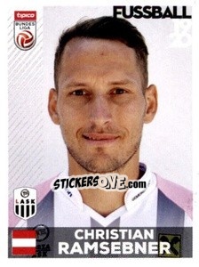 Sticker Christian Ramsebner - Österreichische Fußball Bundesliga 2019-2020 n. 43 - Panini