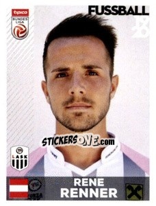 Sticker Rene Renner - Österreichische Fußball Bundesliga 2019-2020 n. 48 - Panini