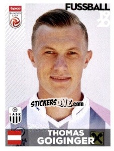 Sticker Thomas Goiginger - Österreichische Fußball Bundesliga 2019-2020 - Panini