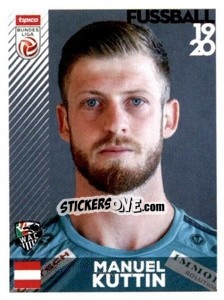Figurina Manuel Kuttin - Österreichische Fußball Bundesliga 2019-2020 n. 66 - Panini