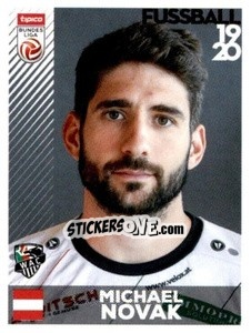 Figurina Michael Novak - Österreichische Fußball Bundesliga 2019-2020 n. 72 - Panini