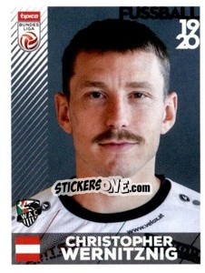 Cromo Christopher Wernitznig - Österreichische Fußball Bundesliga 2019-2020 n. 81 - Panini