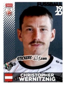 Sticker Christopher Wernitznig - Österreichische Fußball Bundesliga 2019-2020 - Panini