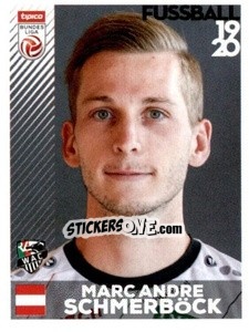 Cromo Marc Andre Schmerböck - Österreichische Fußball Bundesliga 2019-2020 n. 84 - Panini