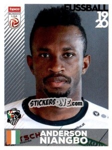 Sticker Anderson Niangbo - Österreichische Fußball Bundesliga 2019-2020 n. 86 - Panini