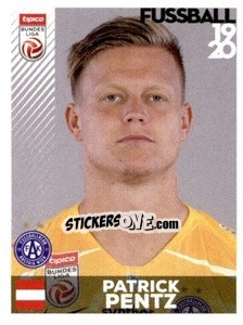 Figurina Patrick Pentz - Österreichische Fußball Bundesliga 2019-2020 n. 94 - Panini