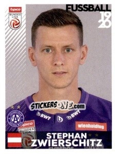 Sticker Stephan Zwierschitz - Österreichische Fußball Bundesliga 2019-2020 - Panini