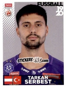 Figurina Tarkan Serbest - Österreichische Fußball Bundesliga 2019-2020 n. 107 - Panini
