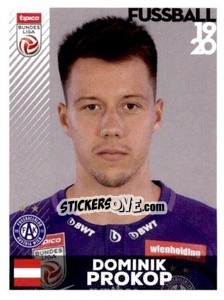 Figurina Dominik Prokop - Österreichische Fußball Bundesliga 2019-2020 n. 108 - Panini