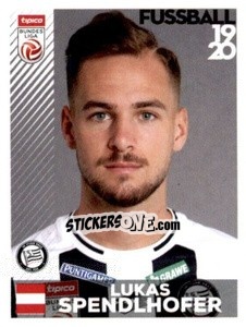 Figurina Lukas Spendlhofer - Österreichische Fußball Bundesliga 2019-2020 - Panini