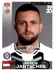 Sticker Jakob Jantscher - Österreichische Fußball Bundesliga 2019-2020 n. 132 - Panini