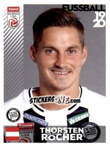 Cromo Thorsten Röcher - Österreichische Fußball Bundesliga 2019-2020 - Panini