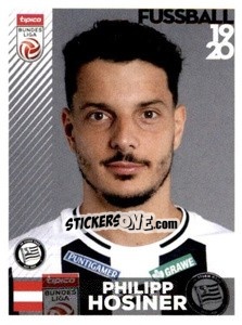 Sticker Philipp Hosiner - Österreichische Fußball Bundesliga 2019-2020 n. 140 - Panini