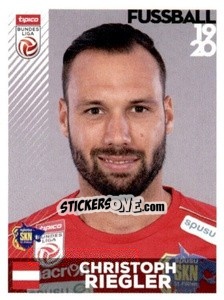 Sticker Christoph Riegler - Österreichische Fußball Bundesliga 2019-2020 - Panini