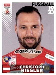 Cromo Christoph Riegler - Österreichische Fußball Bundesliga 2019-2020 - Panini