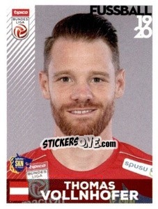 Figurina Thomas Vollnhofer - Österreichische Fußball Bundesliga 2019-2020 n. 148 - Panini