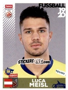 Sticker Luca Meisl - Österreichische Fußball Bundesliga 2019-2020 n. 150 - Panini