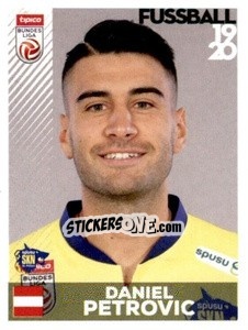 Sticker Daniel Petrovic - Österreichische Fußball Bundesliga 2019-2020 - Panini