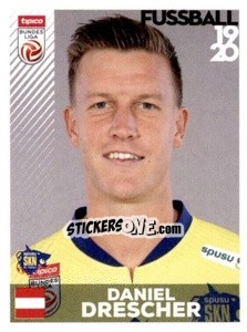Figurina Daniel Drescher - Österreichische Fußball Bundesliga 2019-2020 n. 154 - Panini