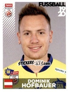 Figurina Dominik Hofbauer - Österreichische Fußball Bundesliga 2019-2020 n. 155 - Panini