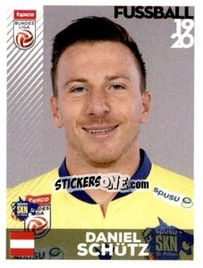 Sticker Daniel Schütz - Österreichische Fußball Bundesliga 2019-2020 - Panini