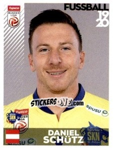 Sticker Daniel Schütz - Österreichische Fußball Bundesliga 2019-2020 n. 161 - Panini