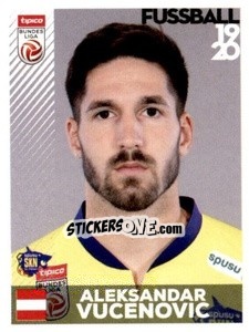 Sticker Aleksandar Vucenovic - Österreichische Fußball Bundesliga 2019-2020 - Panini