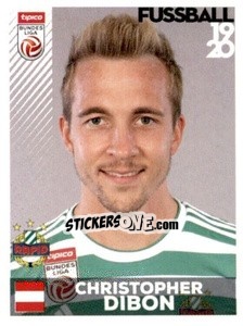 Sticker Christopher Dibon - Österreichische Fußball Bundesliga 2019-2020 - Panini