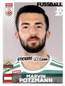 Sticker Marvin Potzmann - Österreichische Fußball Bundesliga 2019-2020 - Panini